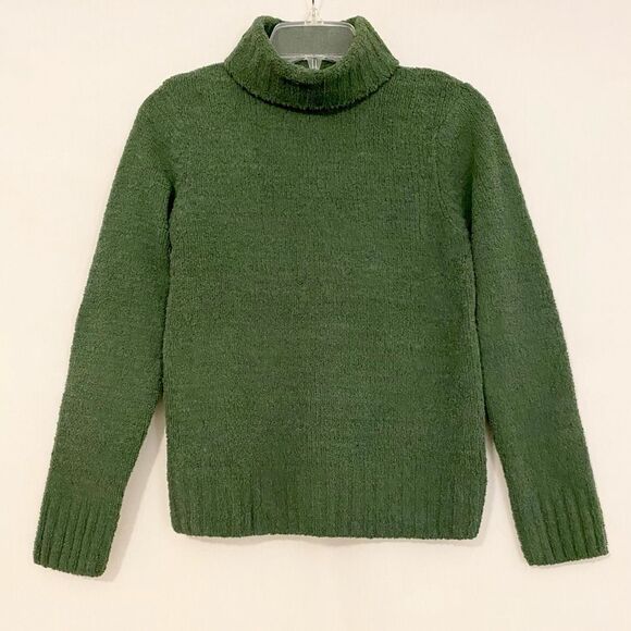 Green dog girls green turtleneck sweater size 16 XL - Picture 1 of 5